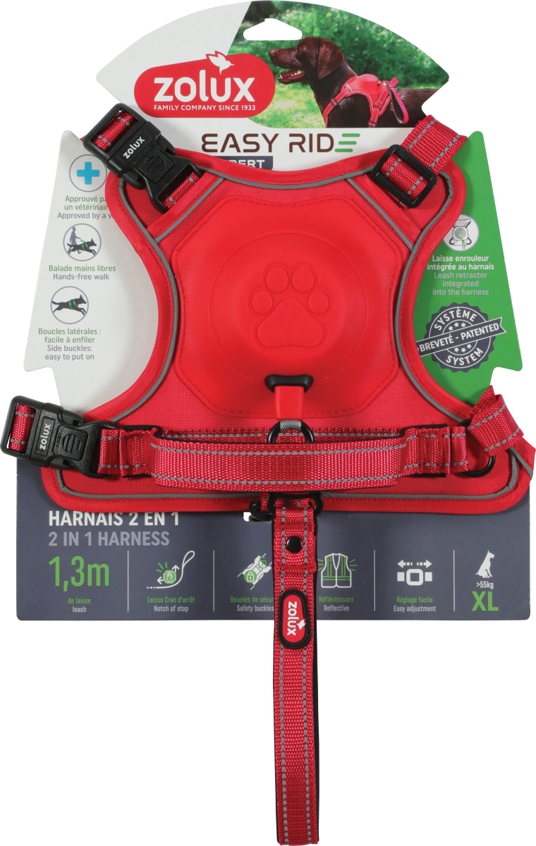 Easyride Harness Red, XLarge