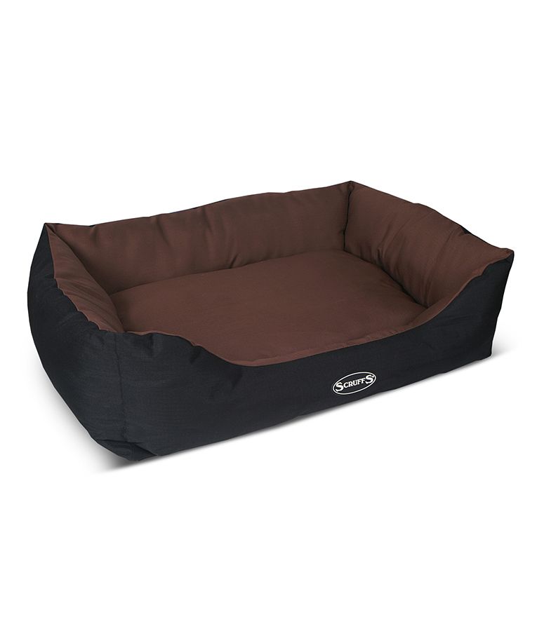 Scruffs Expedition Box Dog Bed  - CHOCOLATE Large