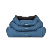 Thumbnail for Scruffs Expedition Box Dog Bed - Atlantic Blue Medium