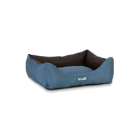 Thumbnail for Scruffs Expedition Box Dog Bed - Atlantic Blue Medium
