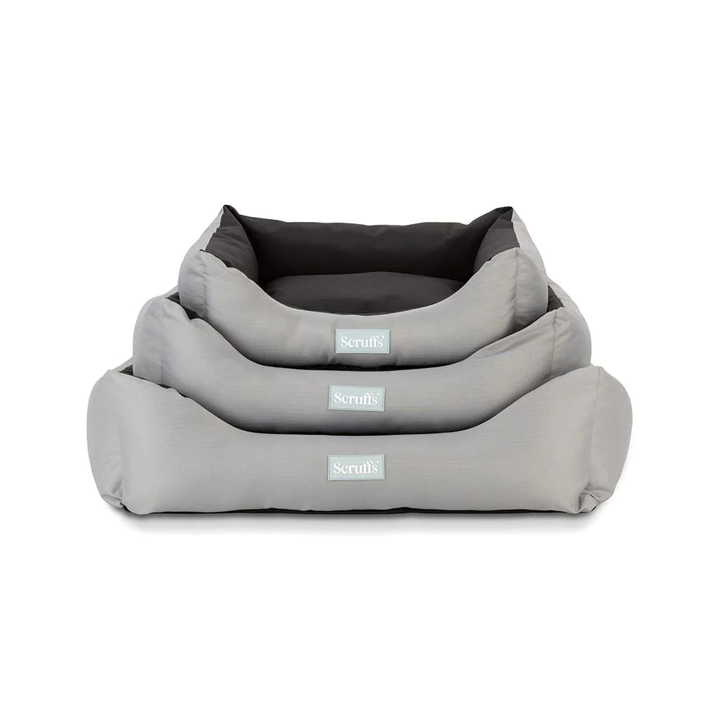 Scruffs Expedition Box Dog Bed - Storm Grey Large