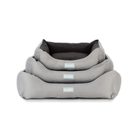 Thumbnail for Scruffs Expedition Box Dog Bed - Storm Grey Large