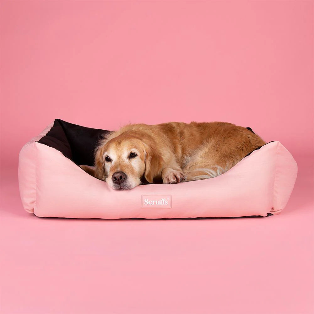 Scruffs Expedition Box Dog Bed - Rose Quartz Medium