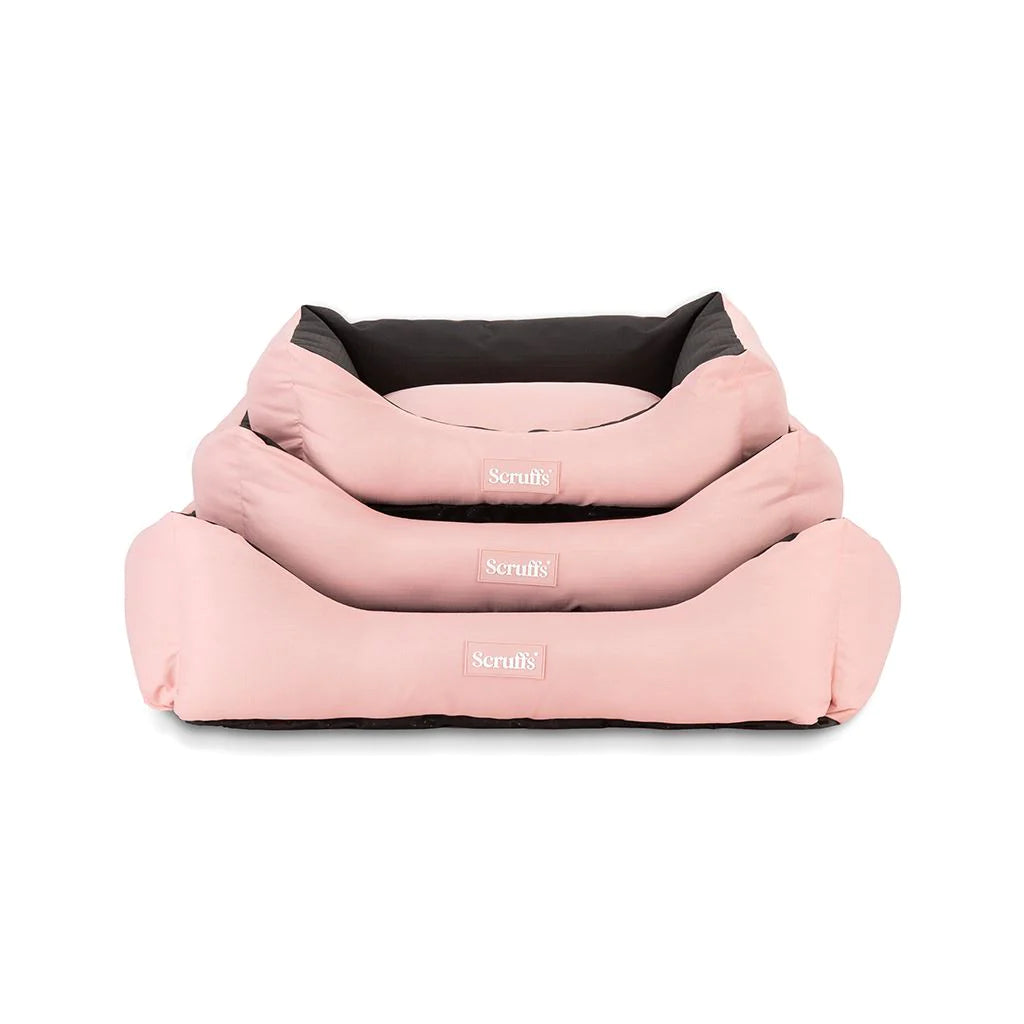 Scruffs Expedition Box Dog Bed - Rose Quartz Medium