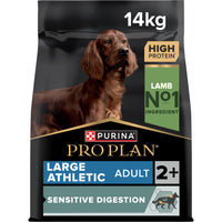PRO PLAN LARGE ATHLETIC ADULT SENSITIVE DIGESTION, DRY DOG FOOD WITH LAMB, 14 KG