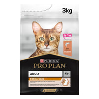 PRO PLAN ADULT DERMA CARE, DRY CAT FOOD WITH SALMON, 3 KG