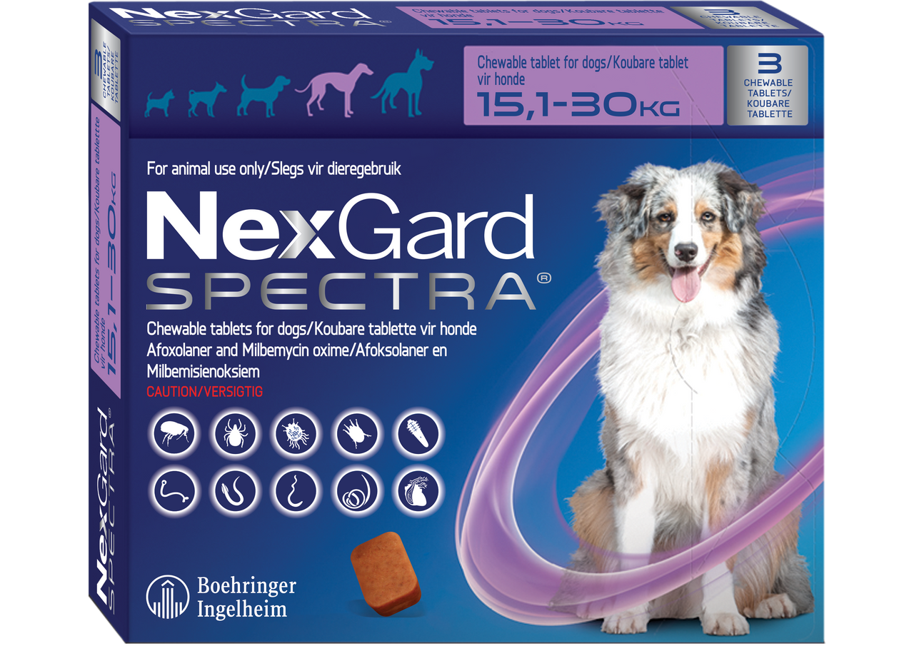 NEXGARD SPECTRA, CHEWABLE TABLETS, L