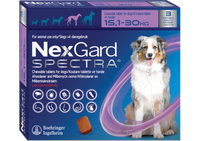 NEXGARD SPECTRA, CHEWABLE TABLETS, L