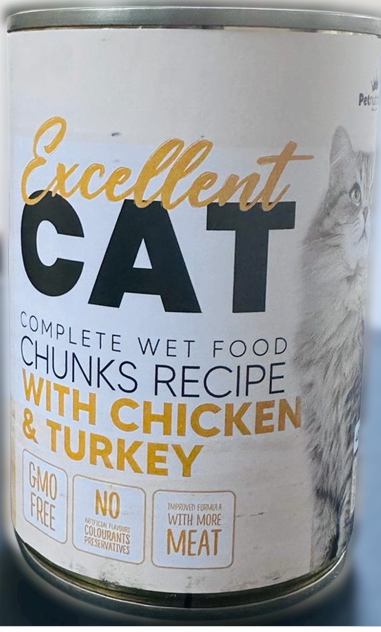 Excellent Cat Chunks wet food - Beef