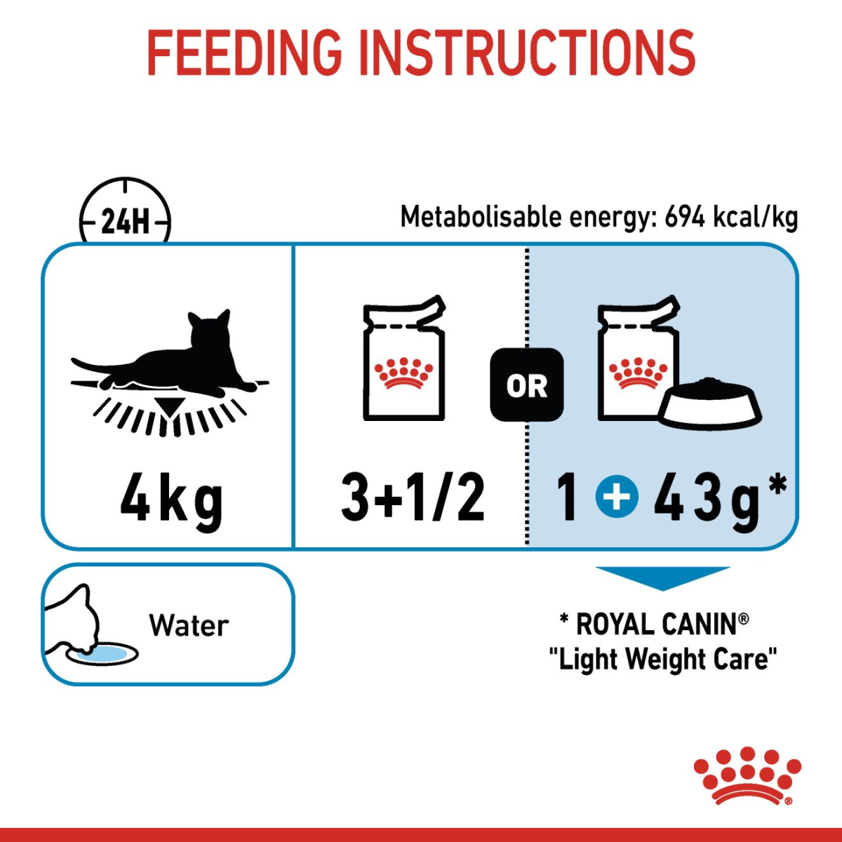Feline Care Nutrition Light Weight Jelly (Wet Food - Pouches) 12 x 85 g