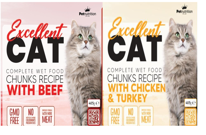 Excellent Cat Chunks wet food - Beef