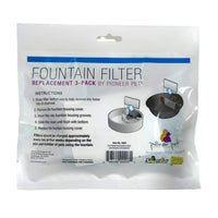 Replacement Filters for Plastic Fountains – 3 Pack