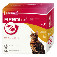 FIPROTEC FOR CAT - 4 PIPETTES 50mg