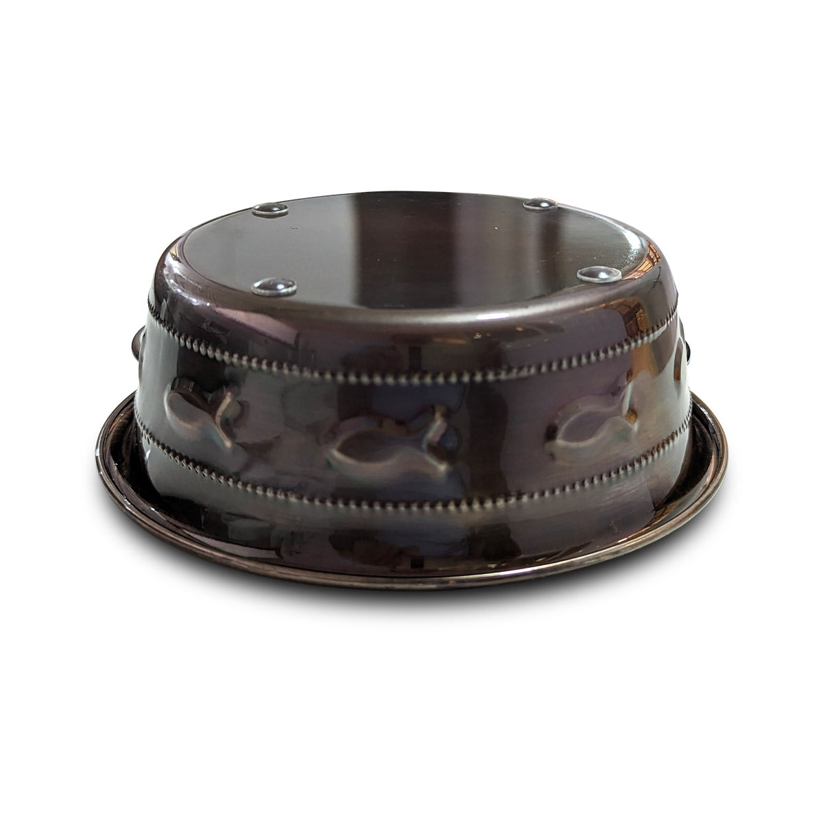 Premium Bowl Fish Embossed – Antique Copper - 1800 ML