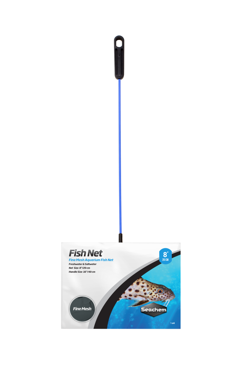 Fish Net 8" / 20 cm - Fine Mesh - Long Handle