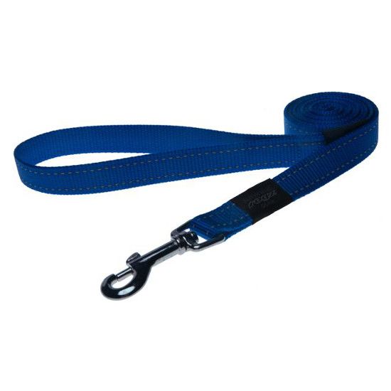 Rogz Utility Reflective Stitching Dog Leash - BLUE Large