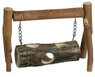 Thumbnail for Flamingo Swing with Birch Hamster Toy - OS