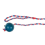 Thumbnail for Flamingo Wanja RubberBall with Rope Dog Toy - 6.3CM