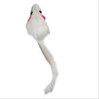Thumbnail for Flamingo Shorthaired Mouse White Cat Toy - OS