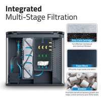 Fluval Flex 2.0 Aquarium Kit Black 34 L