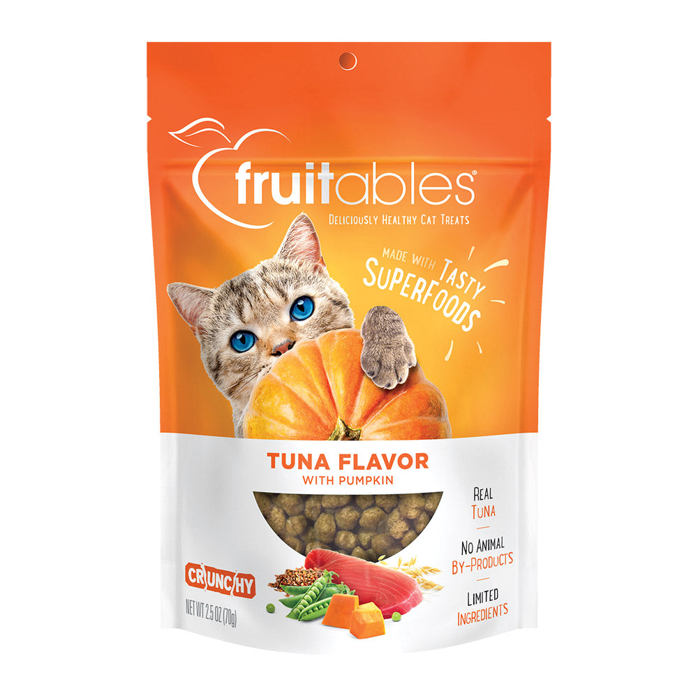 Fruitables Tuna Flavor with Pumpkin Cat Treats 70g