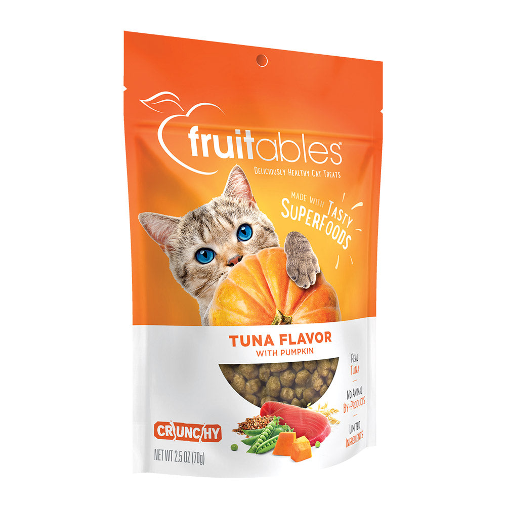 Fruitables Tuna Flavor with Pumpkin Cat Treats 70g