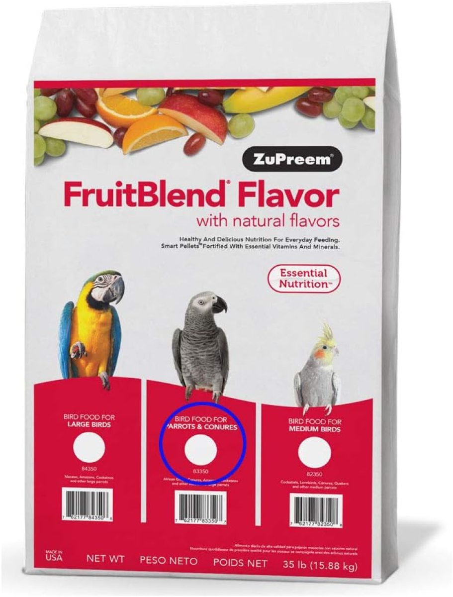 FruitBlend for Medium/Large Parrots 35lb (15.88kg)