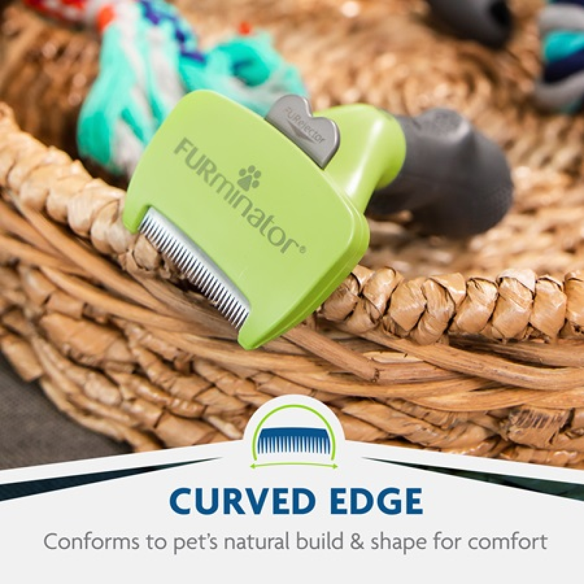 FURminator Undercoat deShedding Tool – Small Dog, Long Hair