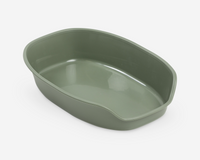 Thumbnail for Gemini Cat Litter Tray - 28 x 42 x 9 cm/Green