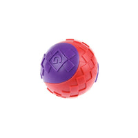 Thumbnail for GiGwi Ball Red/Purple Squeaker Solid (Medium)