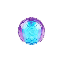 Thumbnail for GiGwi Ball Purple/Blue Squeaker Transparent (Small)