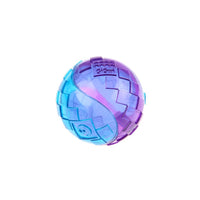 Thumbnail for GiGwi Ball Purple/Blue Squeaker Transparent (Small)