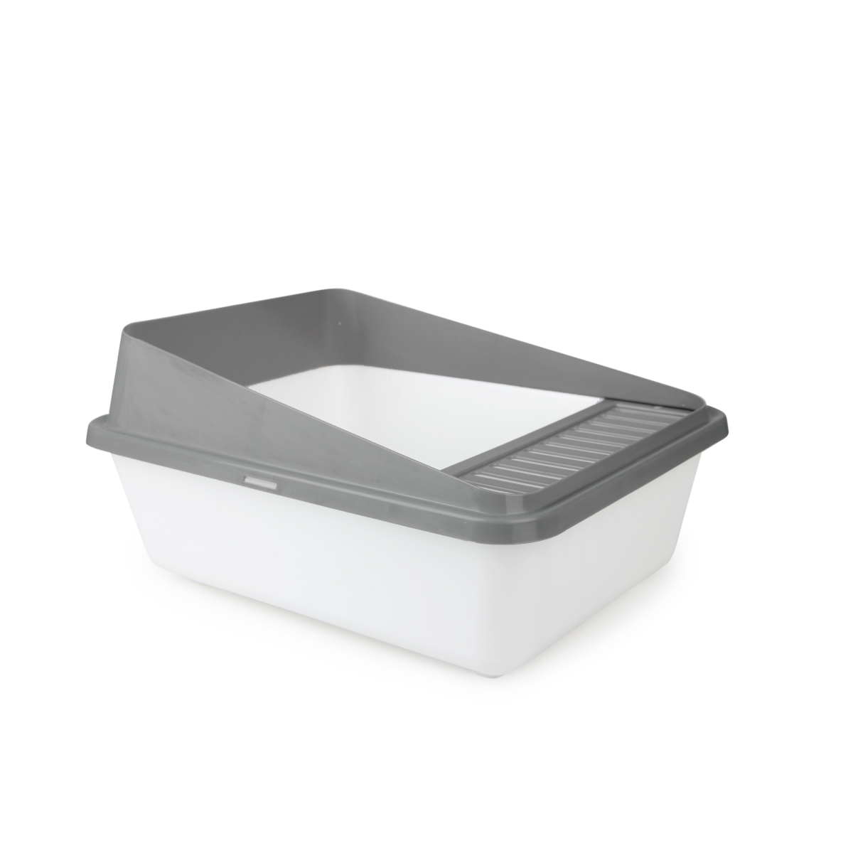 Go Fresh - High Back Cat Litter Box Large - Grey