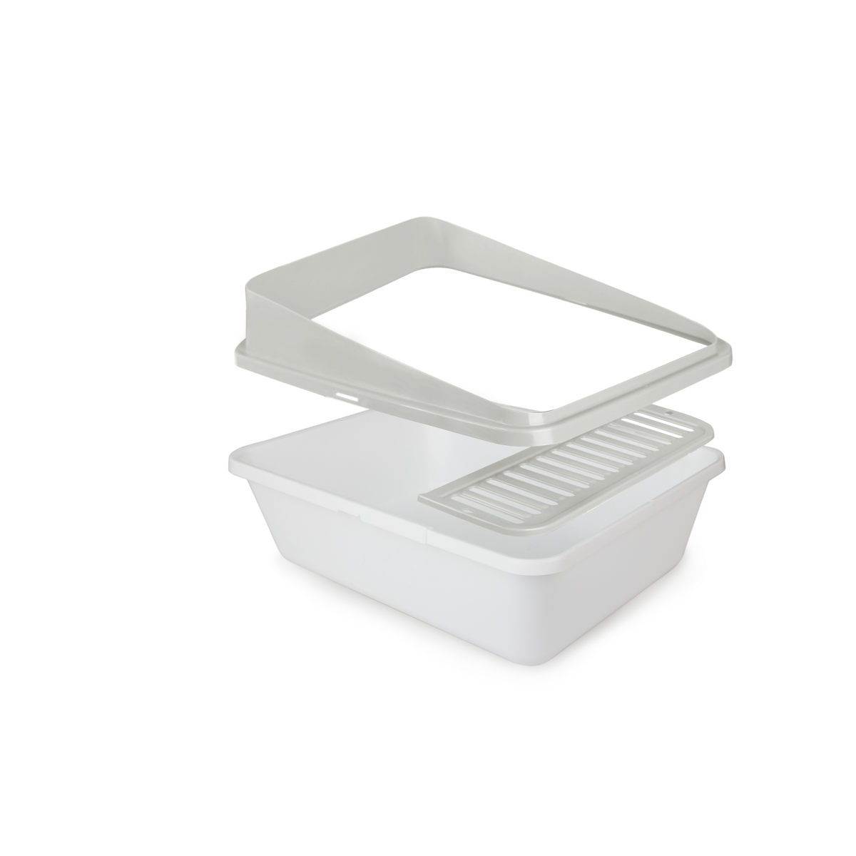 Go Fresh - High Back Cat Litter Box Small - Sand