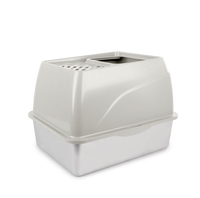 Thumbnail for Go Fresh - Stainless Steel No Mess Cat Litter Box - Sand