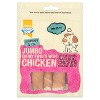 Thumbnail for Jumbo Chicken Chewy Twists - 100g