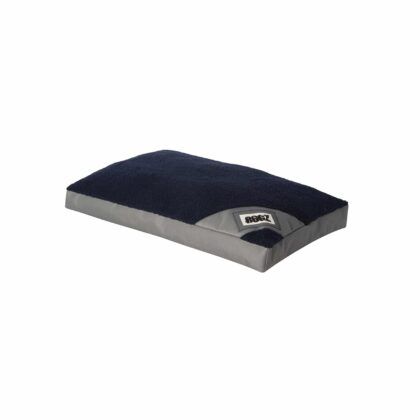 Rogz Lekka Flat Dog Bed - GREY/NAVY MEDIUM