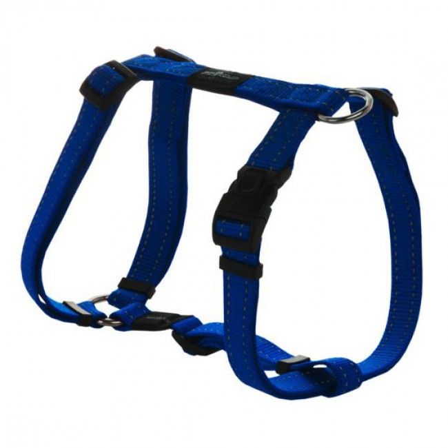 Rogz Utility Reflective Stitching Dog Harness - BLUE Small