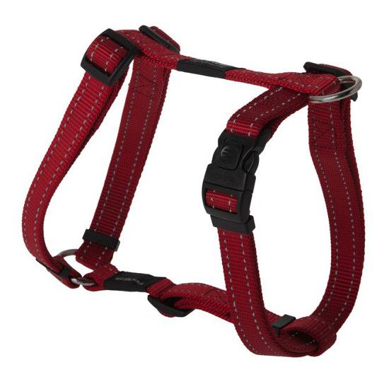 Rogz Utility Reflective Stitching Dog Harness - RED Medium