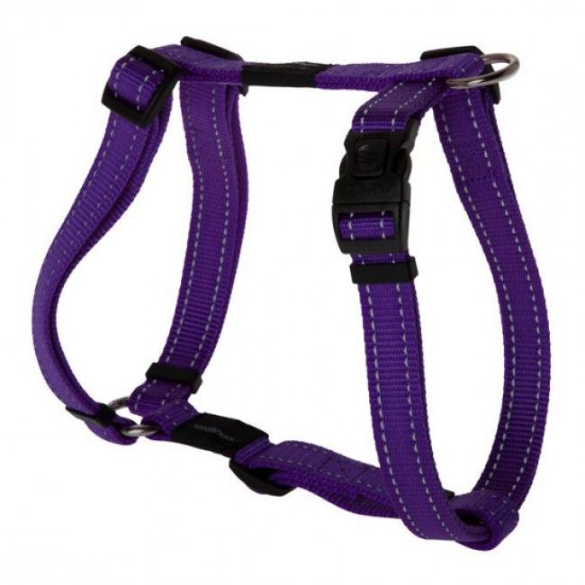 Rogz Utility Reflective Stitching Dog Harness - PURPLE Medium