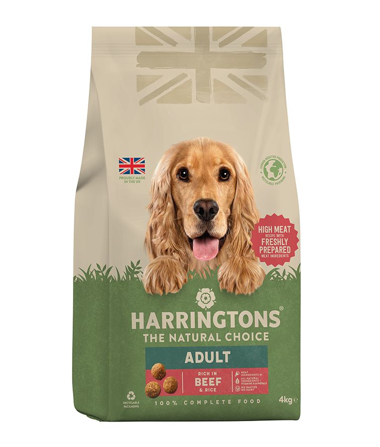 Harringtons Complete Beef Adult Dry Dog Food - 4KG