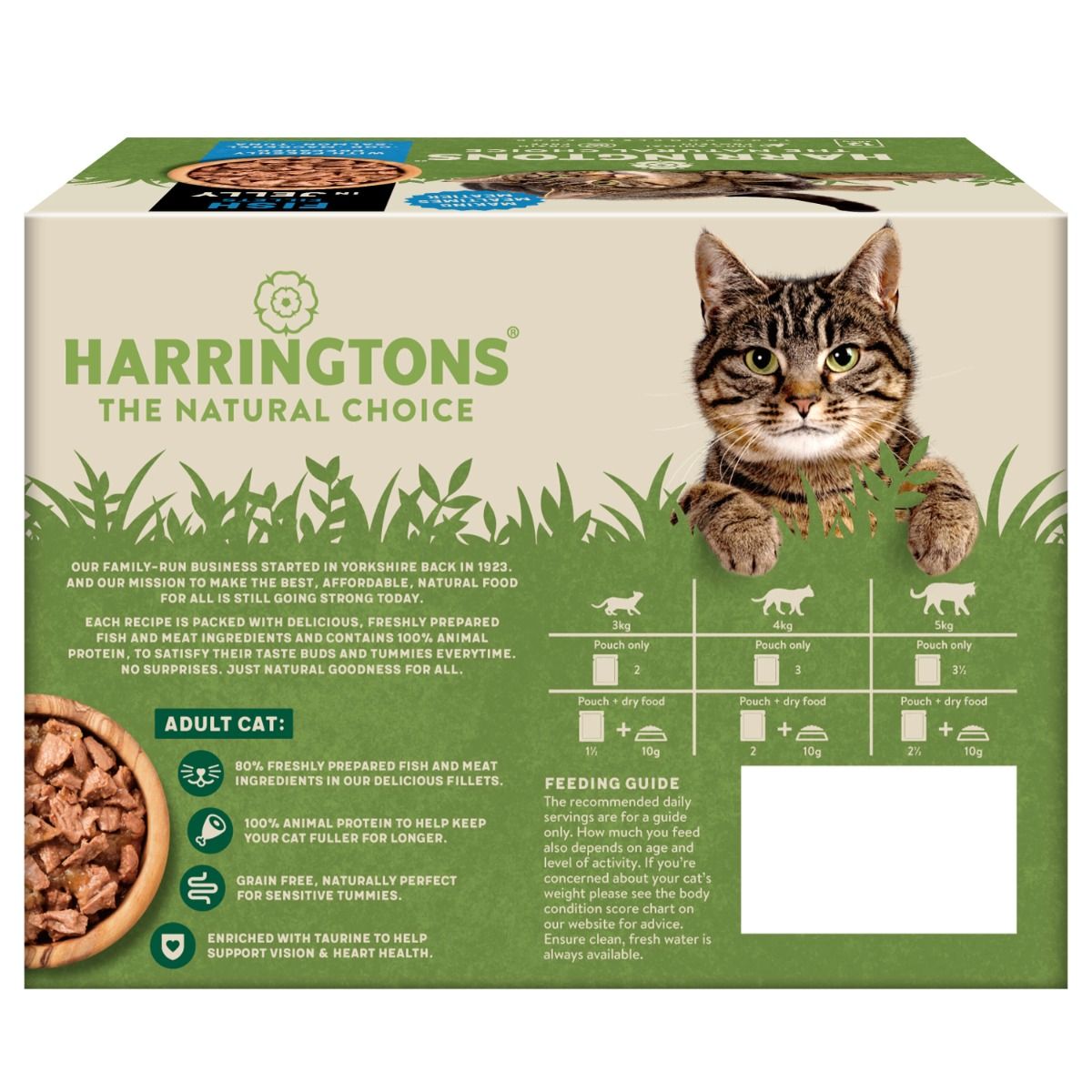 Harringtons Fish in Jelly Wet Cat Food Multipack  -