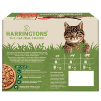 Harringtons Meat Fillets in Gravy Adult Wet Cat Food 12 x 85g Pouch