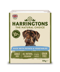 Thumbnail for Harringtons Duck Grain Free Adult Wet Dog Food 400g - 400G