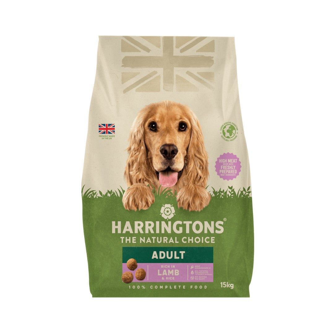 Harringtons Complete Lamb & Rice Adult Dry Dog Food - 15KG