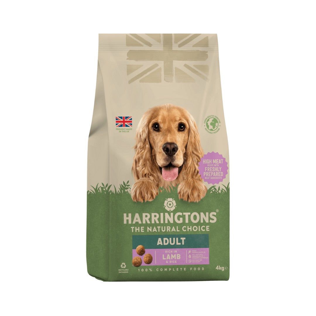 Harringtons Complete Lamb & Rice Adult Dry Dog Food - 4KG