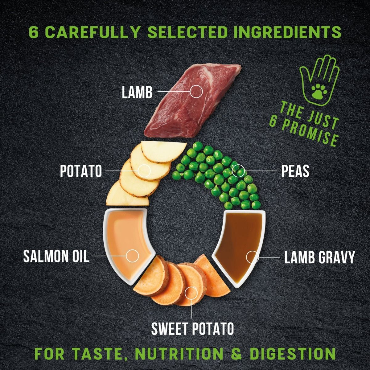 Harringtons Just 6 Lamb Grain Free Adult Wet Dog Food 380g - 380G