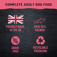 Thumbnail for Harringtons Just 6 Salmon Grain Free Adult Dry Dog Food - 12KG