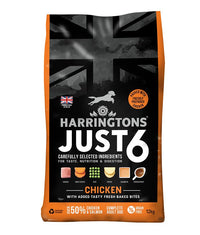 Thumbnail for Harringtons Just 6 Chicken Grain Free Adult Dry Dog Food  - 12KG