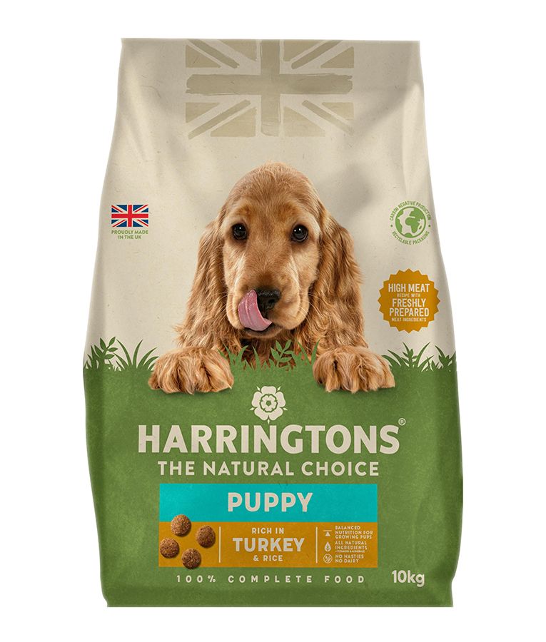 Harringtons Complete Turkey & Rice Dry Puppy Food - 10kg